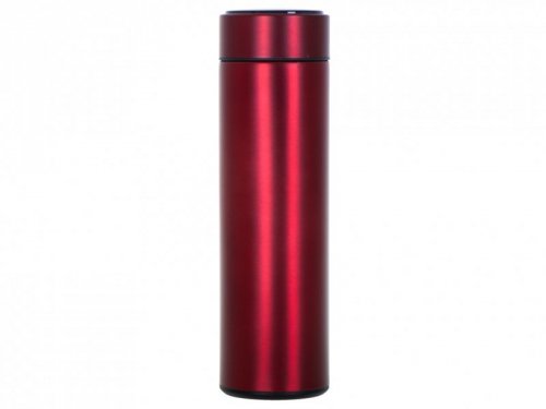 Kubek bidon termiczny termos smart LED 500ml bordowy