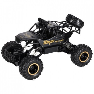 Samochód zdalnie sterowany na pilota RC Rock Crawler 1:12 4WD METAL czarny