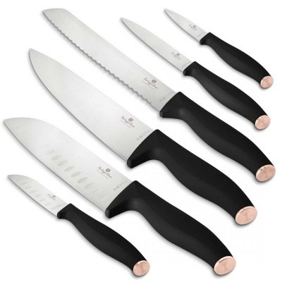 ZESTAW 6 NOŻY BERLINGER HAUS BH-2949 BLACK ROSE