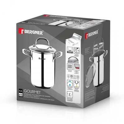 GARNEK 4,2L BERGNER BG-6379 DO SZPARAGÓW SPAGHETTI GOURMET LINE