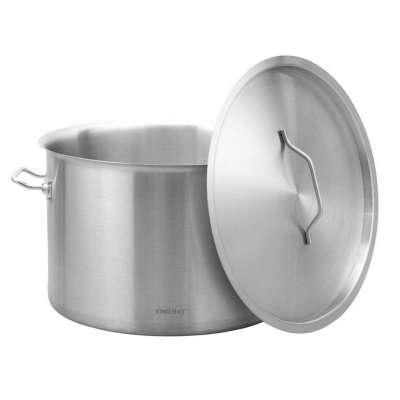 GARNEK GASTRONOMICZNY Z POKRYWĄ STALOWĄ Ø38cm 27L KINGHOFF KH-2025