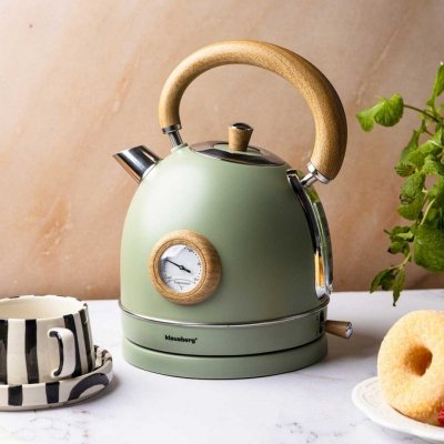 CZAJNIK ELEKTRYCZNY 1,8L Z TERMOMETREM KLAUSBERG KB-9008 RETRO