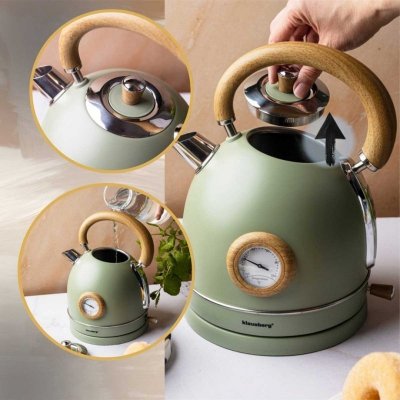 CZAJNIK ELEKTRYCZNY 1,8L Z TERMOMETREM KLAUSBERG KB-9008 RETRO