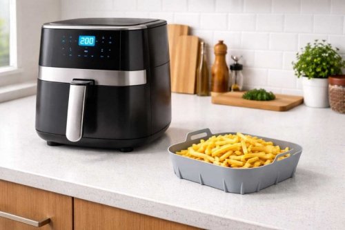 WKŁAD SILIKONOWY WIELORAZOWY DO FRYTKOWNICY 18,5x18,5cm ALPENBURG