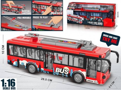 Madej Autobus b/o światło, dźwięk, otwierane drzwi