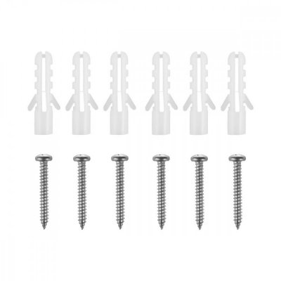 Zestaw dwóch atrap kamer IR1800 WT białe, zasilanie 2xAA, ABS, diody IR LED