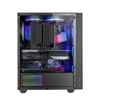 Obudowa MARS MC-AIR BLACK ATX 4x FRGB fan