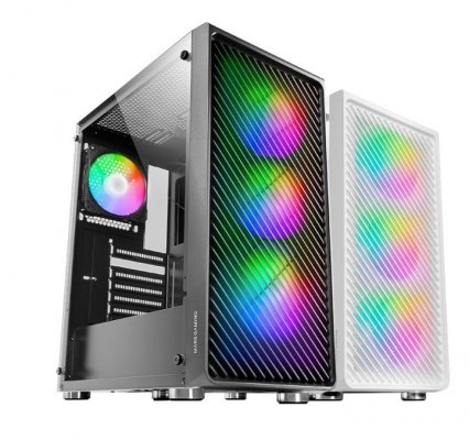 Obudowa MARS MC-F BLACK ATX 4xARGB fans