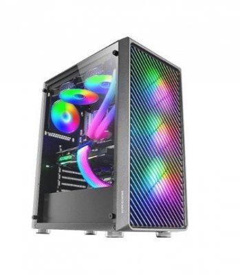 Obudowa MARS MC-F BLACK ATX 4xARGB fans