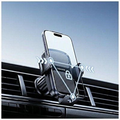 Uchwyt samochodowy ZJ085 do kratki czarny