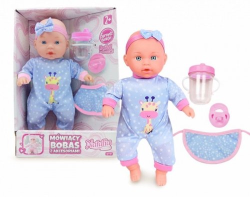 Lalka Natalia Bobas mówi po polsku 30 cm