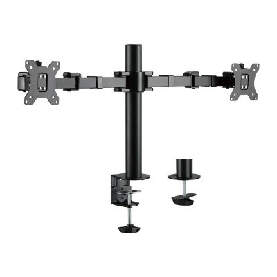 Uchwyt na 2 monitory,17 -32 cale, ramie 380mm,2x12kg