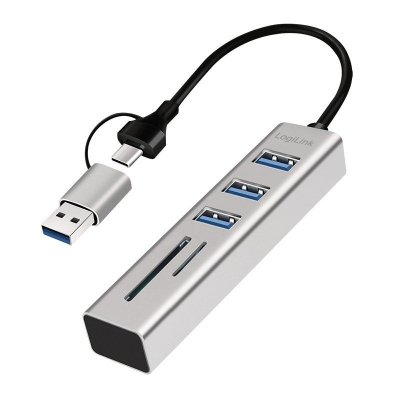 Hub 3xUSB3.0 z czytnikiem kart pamięci