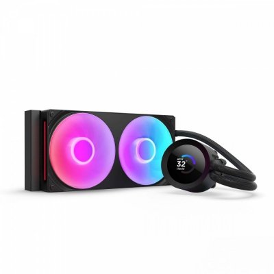 Chłodzenie wodne Kraken PLUS 240 RGB LCD czarne