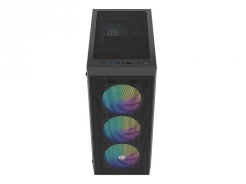 Obudowa Shobo SH8F ARGB Midi tower z oknem czarna