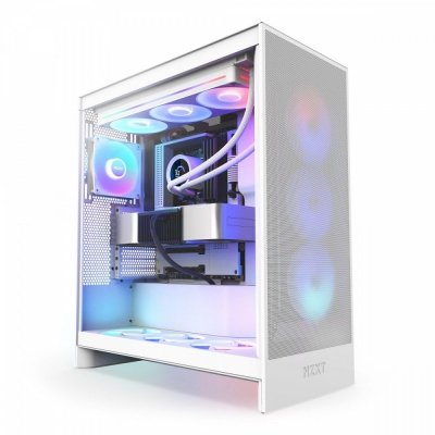 Chłodzenie wodne Kraken plus 360 RGB LCD białe