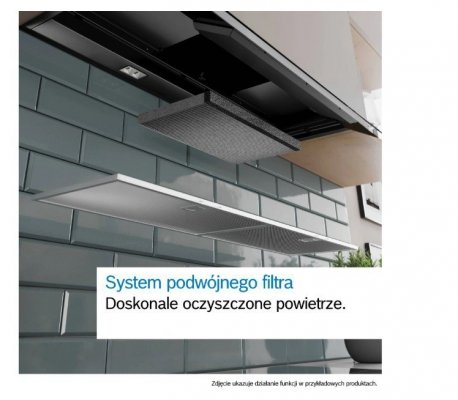 Okap zintegrowany DBB63BC60  Serie 2 czarny