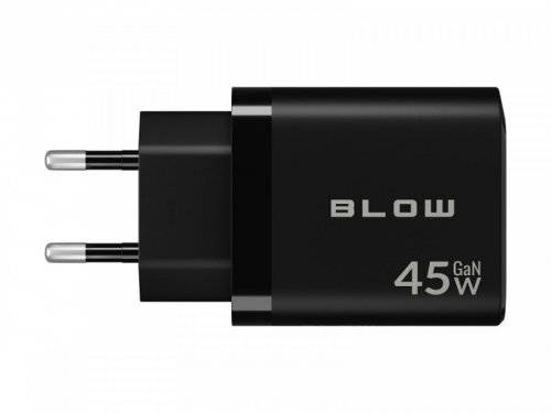 Ładowarka sieciowa gniazdo USB + USB-C PD 45W + kabel