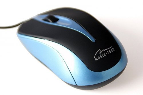 Media-Tech Mysz optyczna PLANO MT1091B (Niebieski)