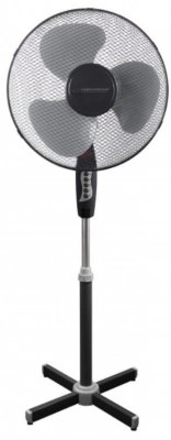 Esperanza Wentylator stojący Hurricane czarno-szary
