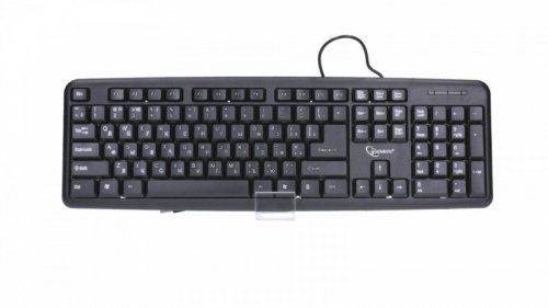 Gembird Klawiatura standardowa USB Cyrylica KB-U-103-RU czarna