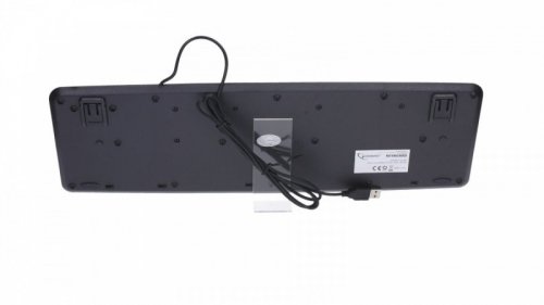 Gembird Klawiatura standardowa USB Cyrylica KB-U-103-RU czarna