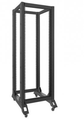 Lanberg Stojak Open Rack 32U 600x800mm czarny