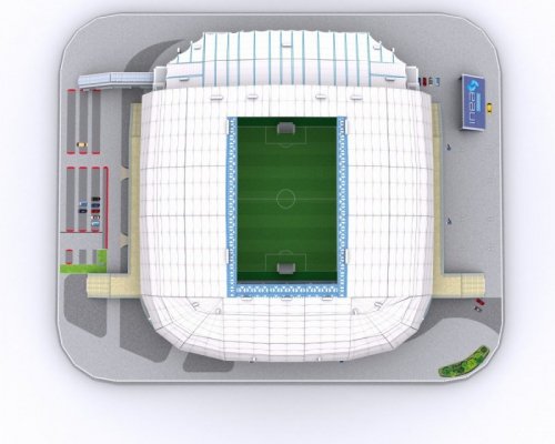 Puzzle 3D Stadion Lech Poznań
