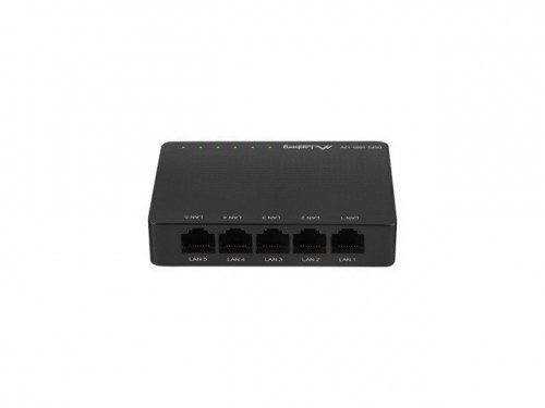 Lanberg Przełącznik 5X 1GB/S GIGABIT 12V Ethernet DSP2-1005-12V