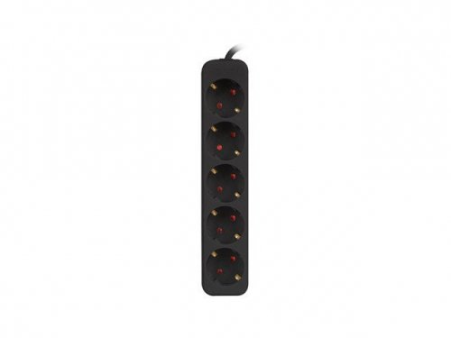 Lanberg Listwa przedłużacz 3m 5X230v c PS0-05F-0300-BK
