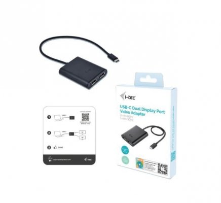 i-tec Stacja dokująca USB-C Dual 4K/60Hz (single 8K/30Hz) DP Video Adapter