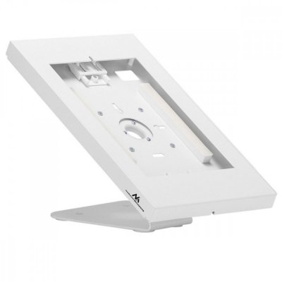 Maclean Uchwyt do tabletu ścienny / biurkowy z blokada 9,7-11 cali MC-475W Biały