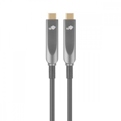 TB Kabel video USB C-C optyczny 4K hybryda 5m