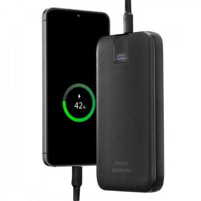 Hama Power pack PD 20000 mAh Antracyt
