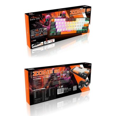 Media-Tech Klawiatura mechaniczna 60% ZONE 61 MT1258 (Przełączniki - RED)