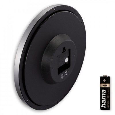 Hama Zegar ścienny 30cm Mallorca Srebrny