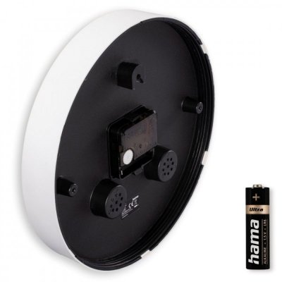 Hama Zegar ścienny Elba 25 cm Biały