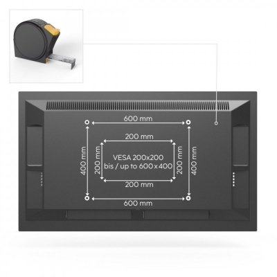 Hama Uchwyt LCD/LED 600x400 fullmotion 90'