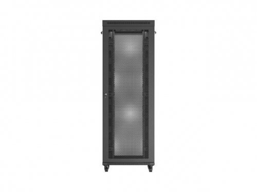 Lanberg Szafa instalacyjna rack stojąca 19 cali 47U 800x800 drzwi perforowane LCD czarna (Flat pack)