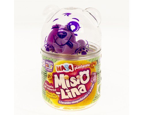 Epee Masa plastyczna Misiolina 60g 1 foremka żółta