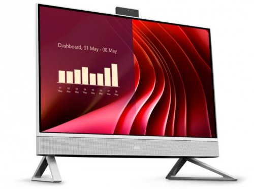 Dell Komputer Dell 24 All-in-One EC24250 Win11Pro  CORE 7-150U/16GB/1TB/23.8 FHD Touch/Intel Graphics/Cam/WLAN + BT/Backlit Kb/3