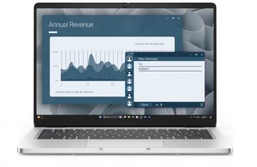 Dell Laptop Dell Pro 14 PC14255/AMD Ryzen AI 7 350/16GB/512GB SSD/14.0 FHD+/Radeon 860M/FgrPr/FHD/IR Cam/Mic/WLAN+ BT/Backlit Kb