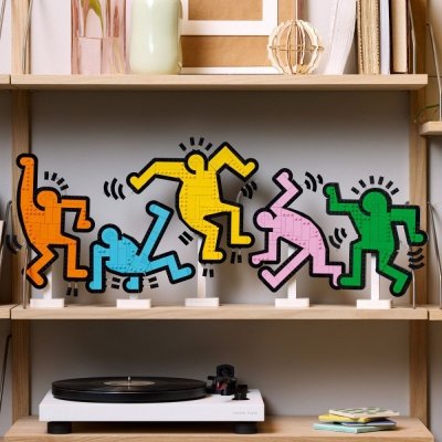 LEGO Klocki ART 31216 Keith Haring - tańczące postacie