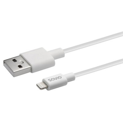 Savio Kabel USB-A do Lightning CL-192 1m biały