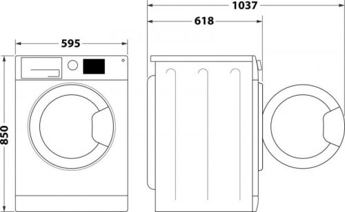 Indesit Pralka MTWE81495WBPL