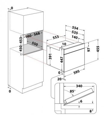Whirlpool Kuchnia mikrofalowa WMW57DHMX
