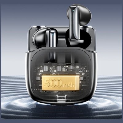 AWEI Słuchawki bluetooth ENC TP100 5.4 TWS LCD czarne