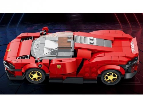 Klocki techniczne Futurystyczne auto CZERWONE drzwi unoszone 275-ele ZA5794