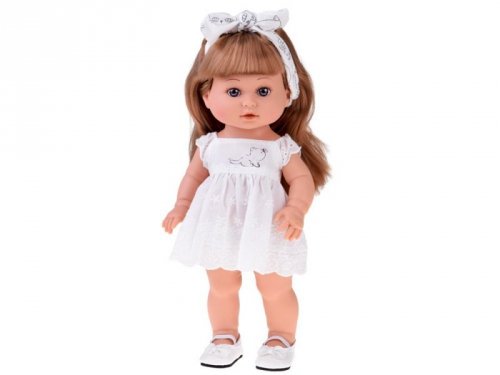 Urocza Lalka Jaśminka z długimi włosami 38cm w eleganckim ubranku ZA5876