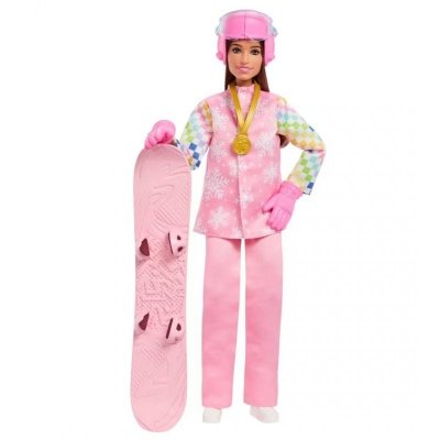 Barbie Careers Snowboarder Doll in Pink Jacket